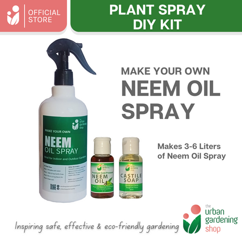 Neem Oil Spray Do-it-Yourself Kit for Gardening Use To Control Garden Pests