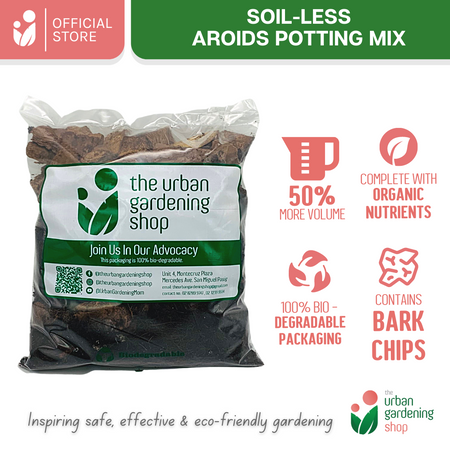 AROIDS SOIL -LESS POTTING MIX- Best for Monstera, Philodendron, Aglaonema, Alocasia, Pothos and Most Types of House Plants that tend to grow extensive aerial roots