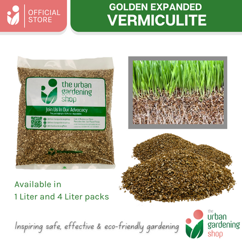 VERMICULITE  - Expanded Horticultural Fine and Coarse Grade | 1-liter and 4- liter Packs