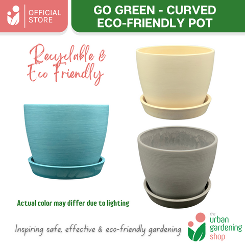 Go Green Eco-Friendly Garden Pots For Indoor Plants | CURVED DESIGN