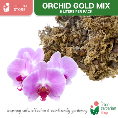 8-Liter Orchid Gold Mix  - Premium Potting Media for Orchids, Bromeliads, Air Plants,  and Other Types of Epiphytic Plants