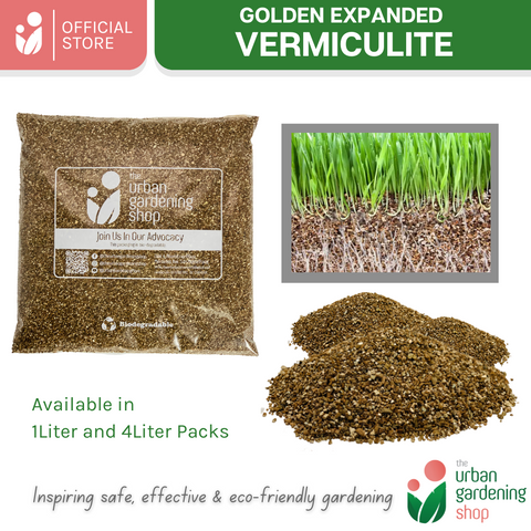 VERMICULITE  - Expanded Horticultural Fine and Coarse Grade | 1-liter and 4- liter Packs