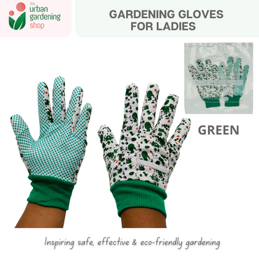 Cotton Floral Gardening Gloves for Ladies |  Protects against Dirt, Grime, and other Harmful Substances