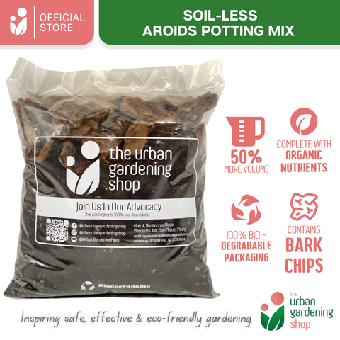 AROIDS SOIL -LESS POTTING MIX- Best for Monstera, Philodendron, Aglaonema, Alocasia, Pothos and Most Types of House Plants that tend to grow extensive aerial roots