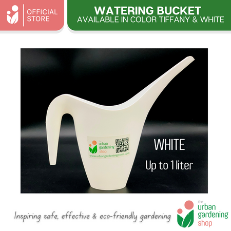 Long Beak Watering Bucket|   1.0 liter White or 1.8 liter Tiffany