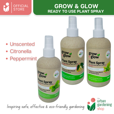 500ml Grow & Glow - Plant Spray For Leaf Cleaning, Shine and Protection