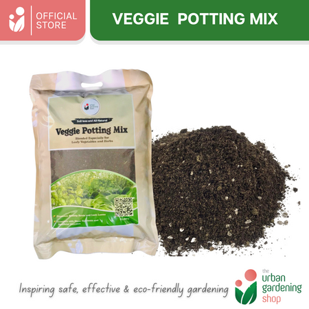 8-liter VEGGIE POTTING MIX   Premium Soilless Potting Mix for Leafy Greens and Herbs