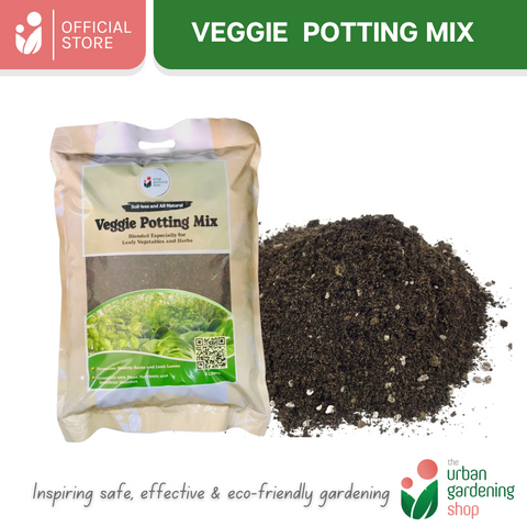 8-liter VEGGIE POTTING MIX   Premium Soilless Potting Mix for Leafy Greens and Herbs