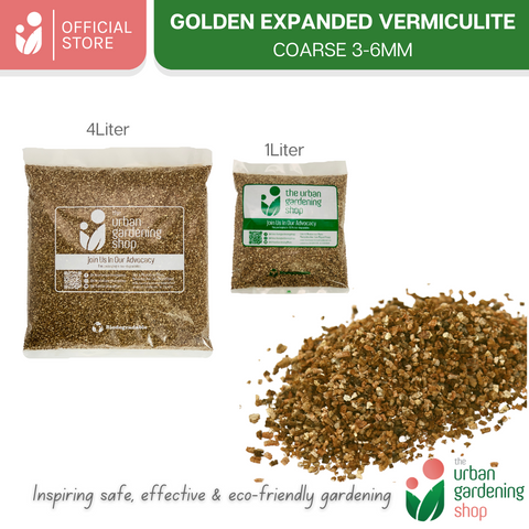 VERMICULITE  - Expanded Horticultural Fine and Coarse Grade | 1-liter and 4- liter Packs