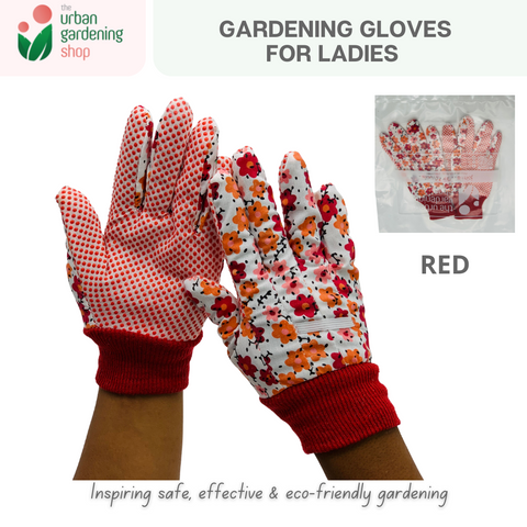 Cotton Floral Gardening Gloves for Ladies |  Protects against Dirt, Grime, and other Harmful Substances