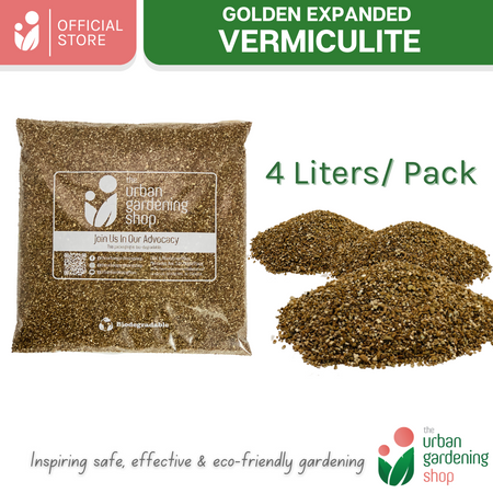 VERMICULITE  - Expanded Horticultural Fine and Coarse Grade | 1-liter and 4- liter Packs