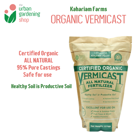 VERMICAST by Kahariam Farms  - All Natural Premium and Certified Organic