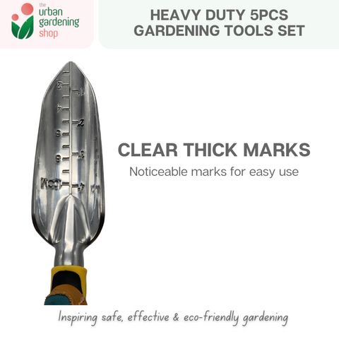 5-in-1 Heavy Duty Gardening Tools Set|  Made of Premium Aluminum Alloy