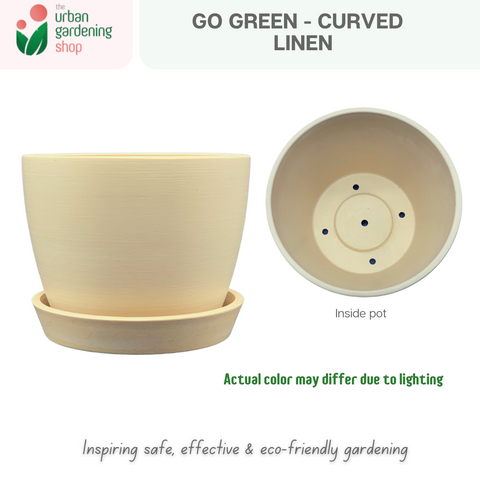 Go Green Eco-Friendly Garden Pots For Indoor Plants | CURVED DESIGN