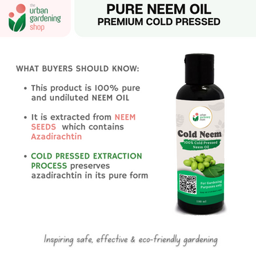 COLD NEEM 100% Pure Neem Oil Extracted from Neem Seeds using Cold Press Method