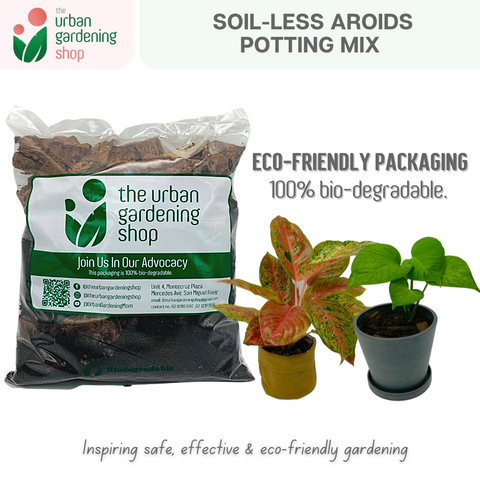 AROIDS SOIL -LESS POTTING MIX- Best for Monstera, Philodendron, Aglaonema, Alocasia, Pothos and Most Types of House Plants that tend to grow extensive aerial roots
