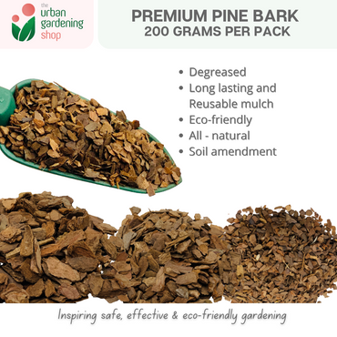 Premium Pine Bark Mulch|  Ideal Mulch and Soil Amendment For Orchids, Aroids and Succulents