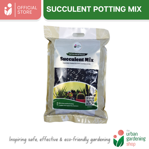 8-liter PREMIUM SUCCULENT POTTING MIX - High Quality Soilless Media for Cacti and Succulents