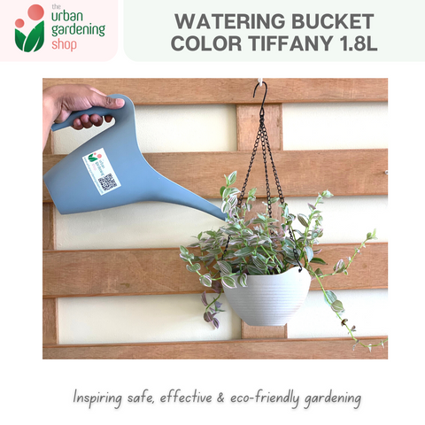 Long Beak Watering Bucket|   1.0 liter White or 1.8 liter Tiffany