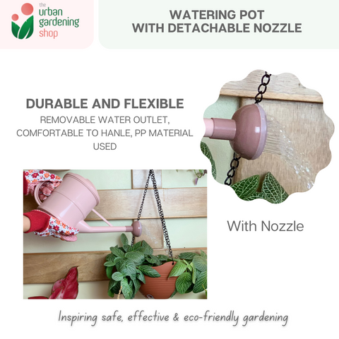 Cute Watering Pot for Indoor Garden Use |  MED SIZE holds up to 1 liter