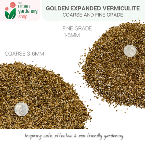 VERMICULITE  - Expanded Horticultural Fine and Coarse Grade | 1-liter and 4- liter Packs