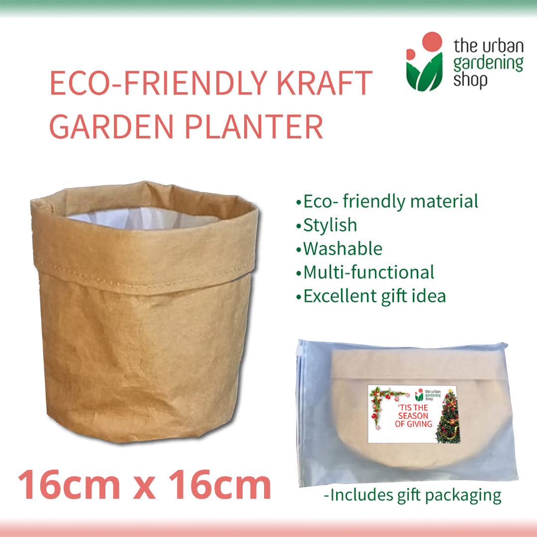 ECO-FRIENDLY KRAFT GARDEN PLANTER  – Multi-functional, Creative and Washable