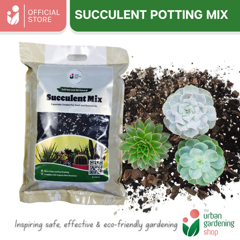 8-liter PREMIUM SUCCULENT POTTING MIX - High Quality Soilless Media for Cacti and Succulents