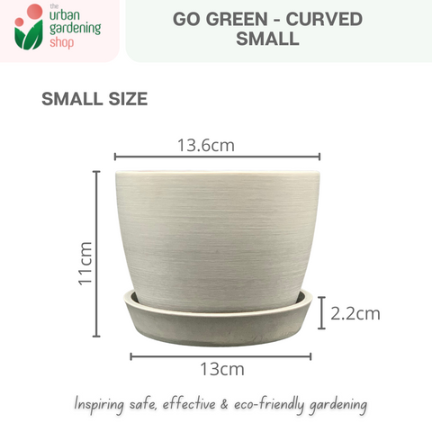 Go Green Eco-Friendly Garden Pots For Indoor Plants | CURVED DESIGN