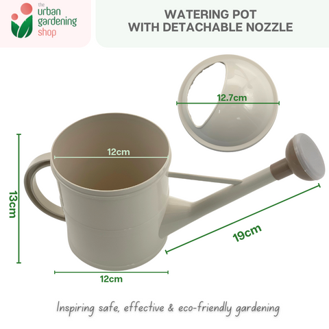 Cute Watering Pot for Indoor Garden Use |  MED SIZE holds up to 1 liter