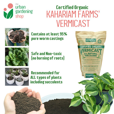 VERMICAST by Kahariam Farms  - All Natural Premium and Certified Organic