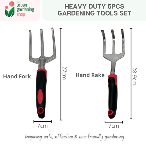 5-in-1 Heavy Duty Gardening Tools Set|  Made of Premium Aluminum Alloy