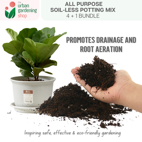 8-liter SOIL-LESS POTTING MIX FOR ALL PURPOSE   Soil-less Potting Mix (Better than Loam Soil) Plus Choice of Rabbit Manure, Chicken Manure or Worm Castings