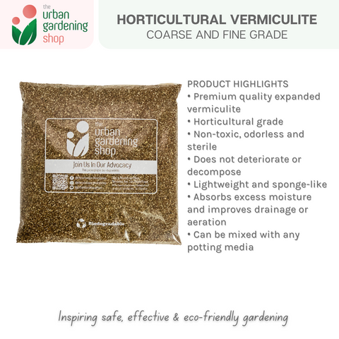 EXPANDED VERMICULITE – Ideal Soil Additive for Potting and Seed Starting