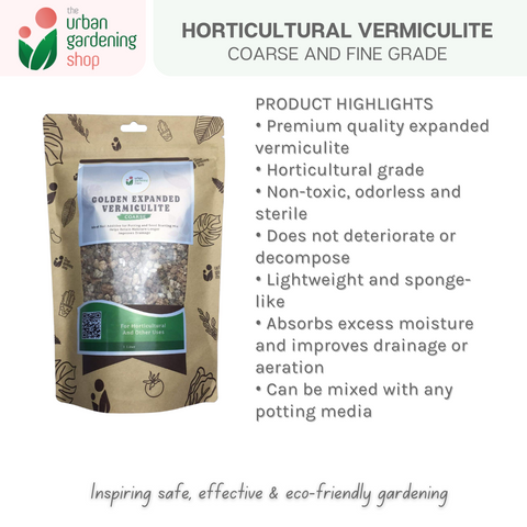 EXPANDED VERMICULITE – Ideal Soil Additive for Potting and Seed Starting