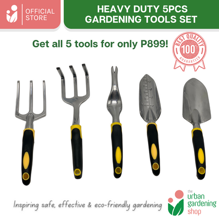 5-in-1 Heavy Duty Gardening Tools Set|  Made of Premium Aluminum Alloy