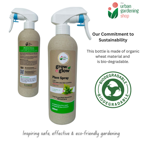 500ml Grow & Glow - Plant Spray For Leaf Cleaning, Shine and Protection