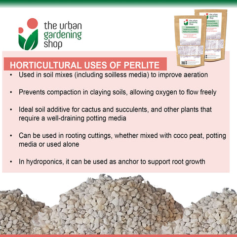 EXPANDED PERLITE FOR GARDENING USE   – To Improve Drainage and Aeration