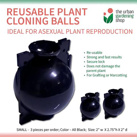 High Pressure Plant Propagation/ Cloning Balls for Grafting - Small, Medium, Large