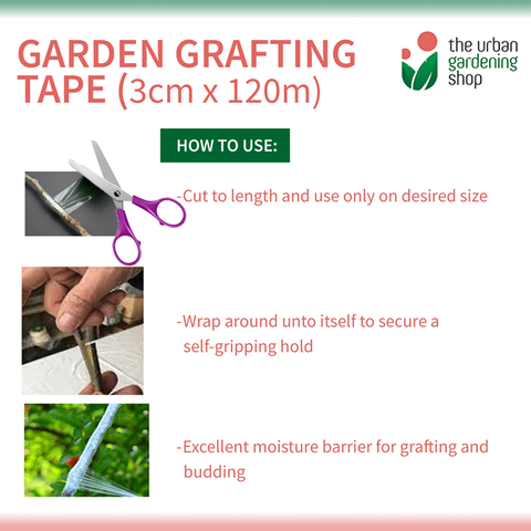 GARDEN GRAFTING TAPE  Clear Stretchable Tape for Budding and Grafting