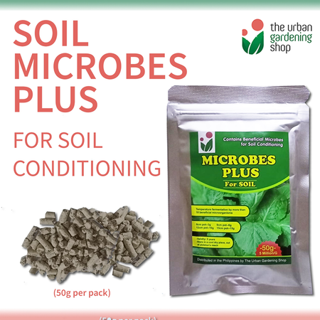SOIL MICROBES PLUS - Contains Beneficial Micro-organisms that Help Promote Good Healthy Soil