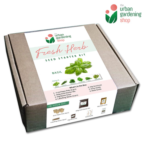 HERB SEED STARTER KITS by The Urban Gardening Shop