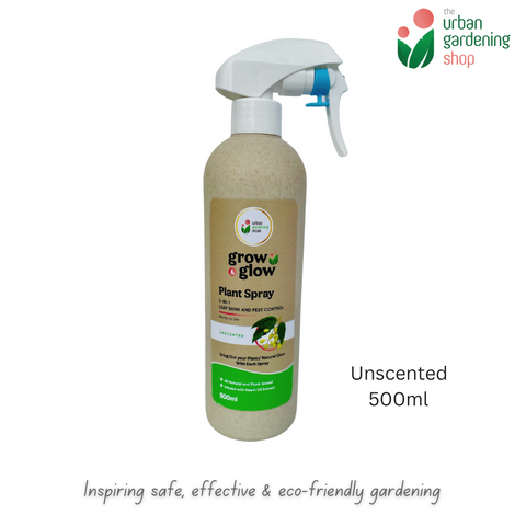 500ml Grow & Glow - Plant Spray For Leaf Cleaning, Shine and Protection