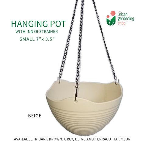 HANGING PLANT POTS   - Stylish, Heavy Duty and High Quality for Indoor and Outdoor  Use