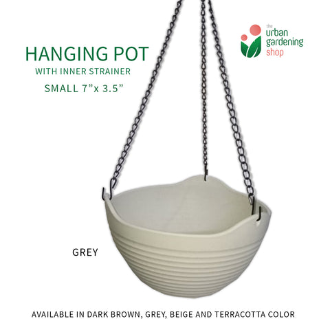 HANGING PLANT POTS   - Stylish, Heavy Duty and High Quality for Indoor and Outdoor  Use