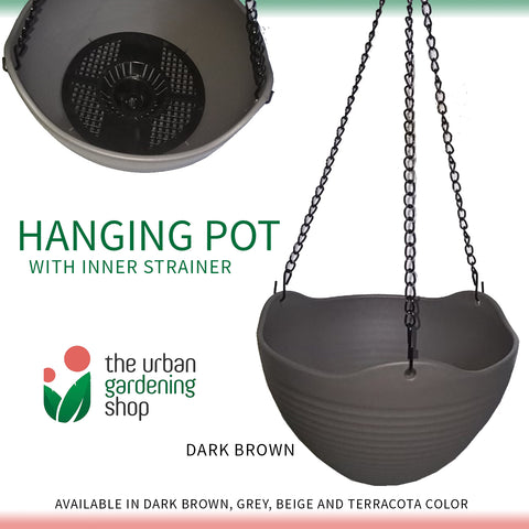 HANGING PLANT POTS   - Stylish, Heavy Duty and High Quality for Indoor and Outdoor  Use