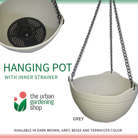 HANGING PLANT POTS   - Stylish, Heavy Duty and High Quality for Indoor and Outdoor  Use