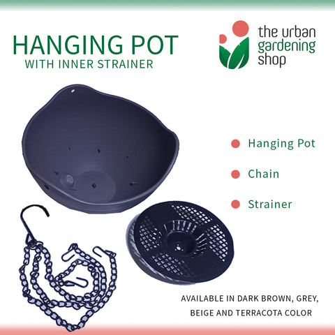 HANGING PLANT POTS   - Stylish, Heavy Duty and High Quality for Indoor and Outdoor  Use