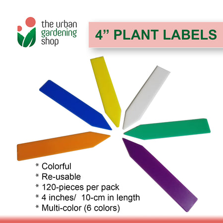 120-pieces COLORFUL 4" PLANT LABELS